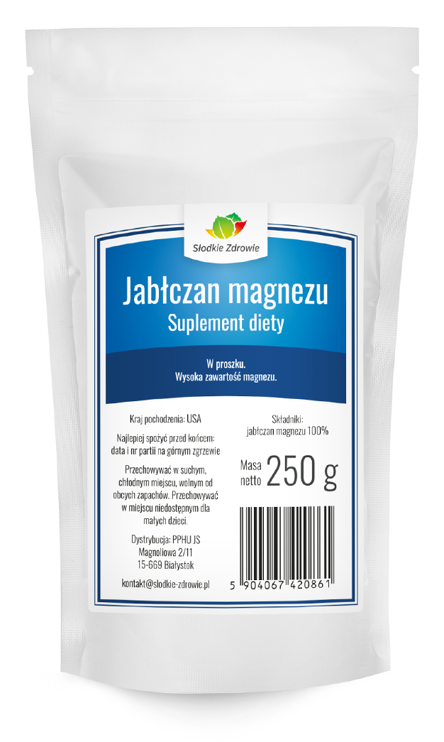 Jabłczan magnezu - czysty w proszku - 250g